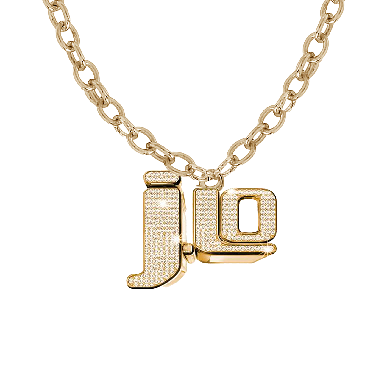 Jennifer lopez clearance name necklace